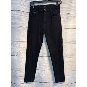 Citizens Of Humanity X Rocket Crop High Rise Black Skinny Jeans Size 29